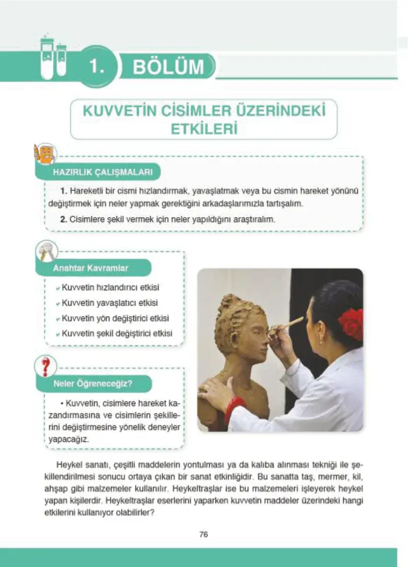 4. Sınıf Fen Bilimleri Ders Kitabı Cevapları SDR İpekyolu Yayıncılık Sayfa 76