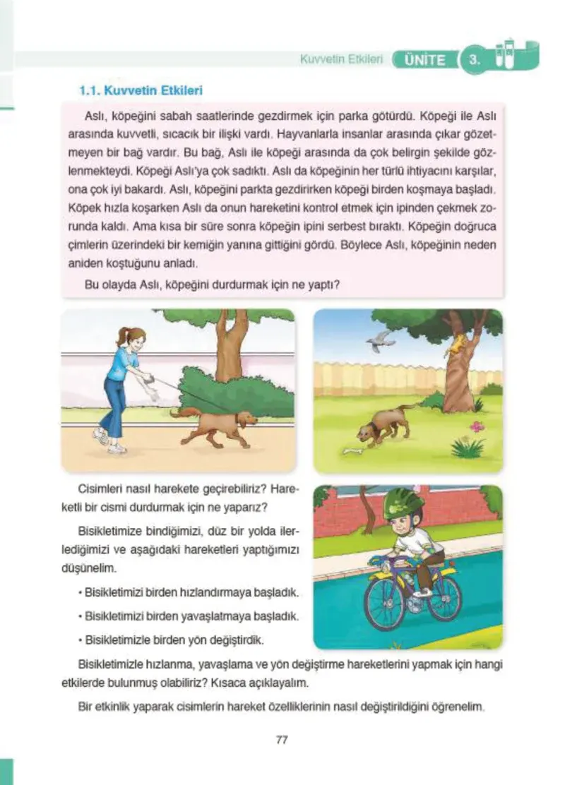 4. Sınıf Fen Bilimleri Ders Kitabı Cevapları SDR İpekyolu Yayıncılık Sayfa 77