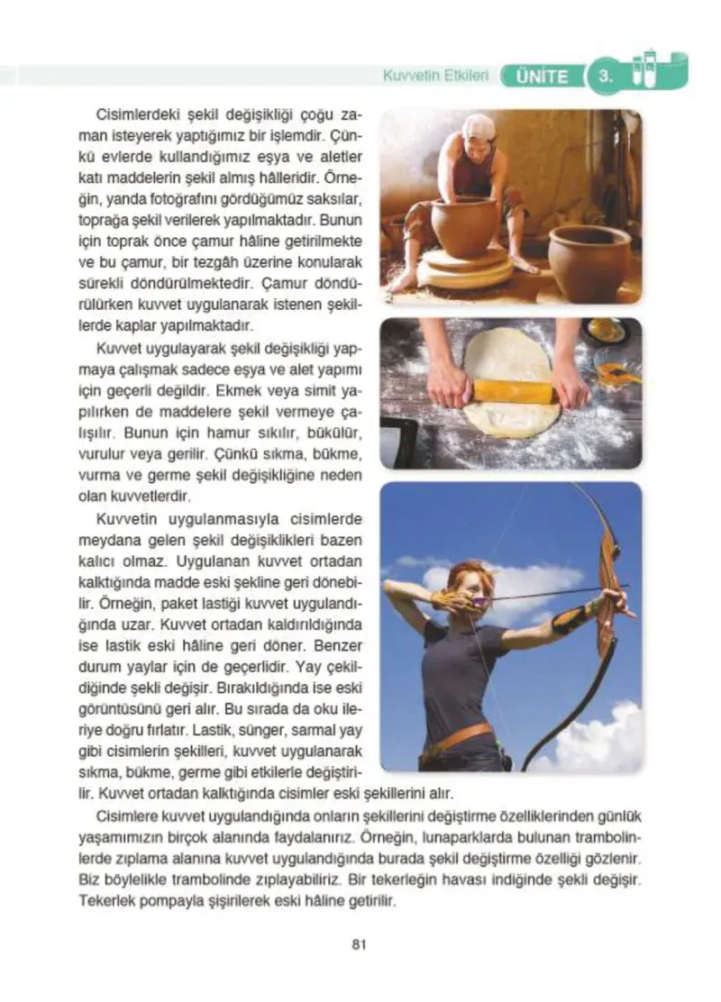 4. Sınıf Fen Bilimleri Ders Kitabı Cevapları SDR İpekyolu Yayıncılık Sayfa 81