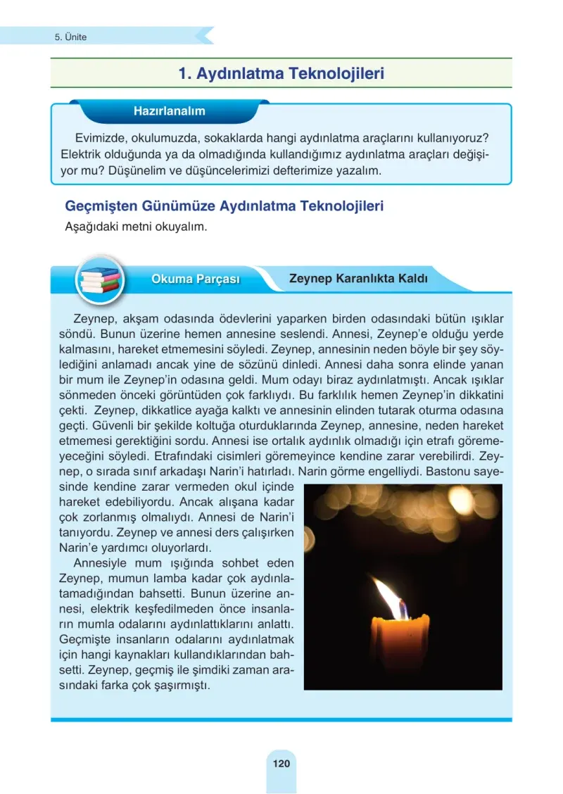4. Sınıf Fen Bilimleri Ders Kitabı Cevapları Sözcü Yayınları Sayfa 120