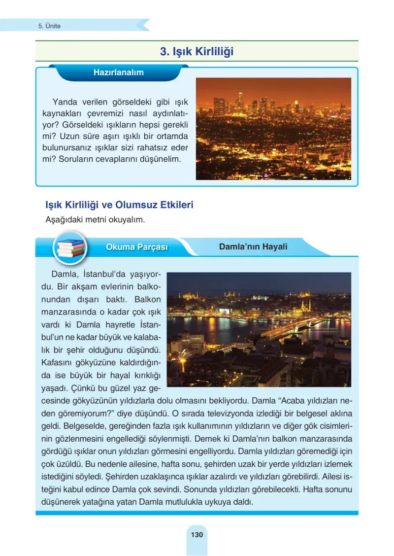 4. Sınıf Fen Bilimleri Ders Kitabı Cevapları Sözcü Yayınları Sayfa 130