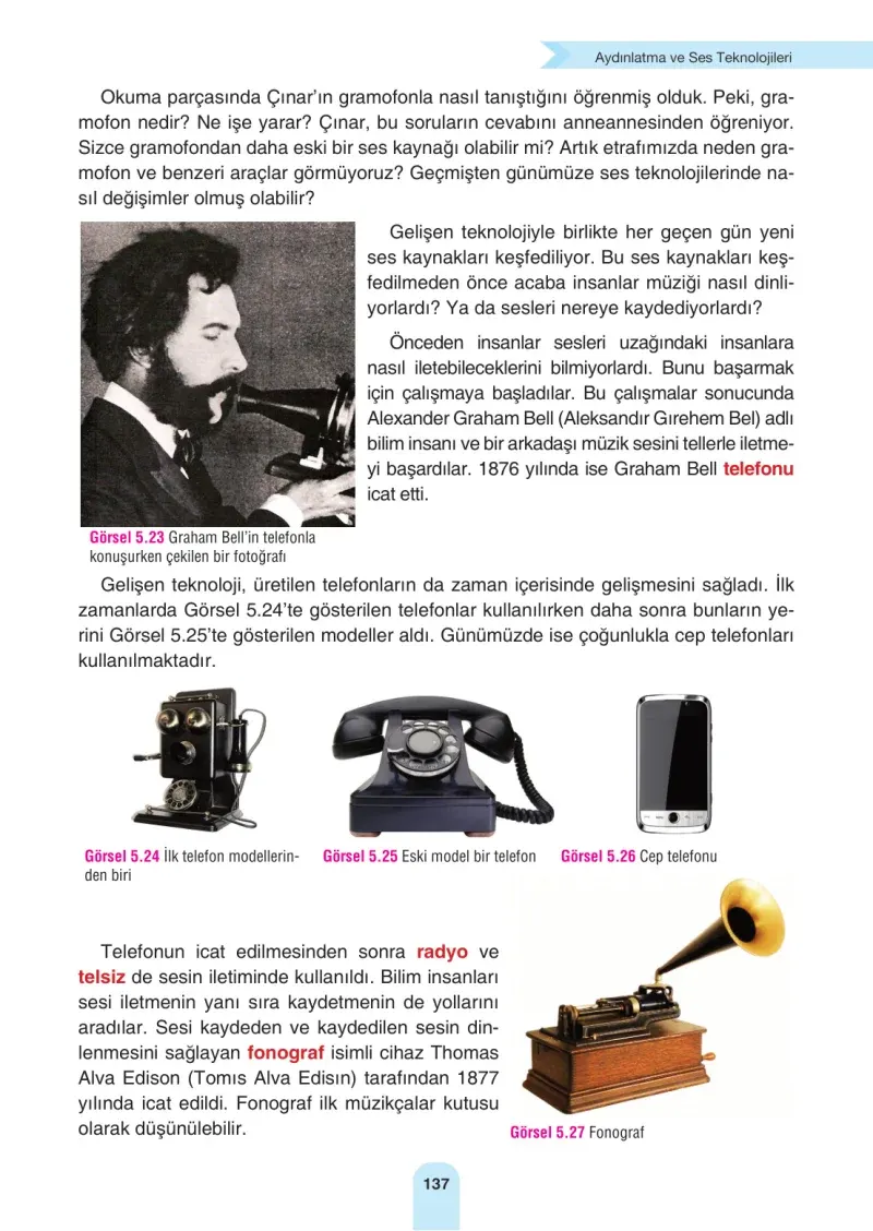 4. Sınıf Fen Bilimleri Ders Kitabı Cevapları Sözcü Yayınları Sayfa 137