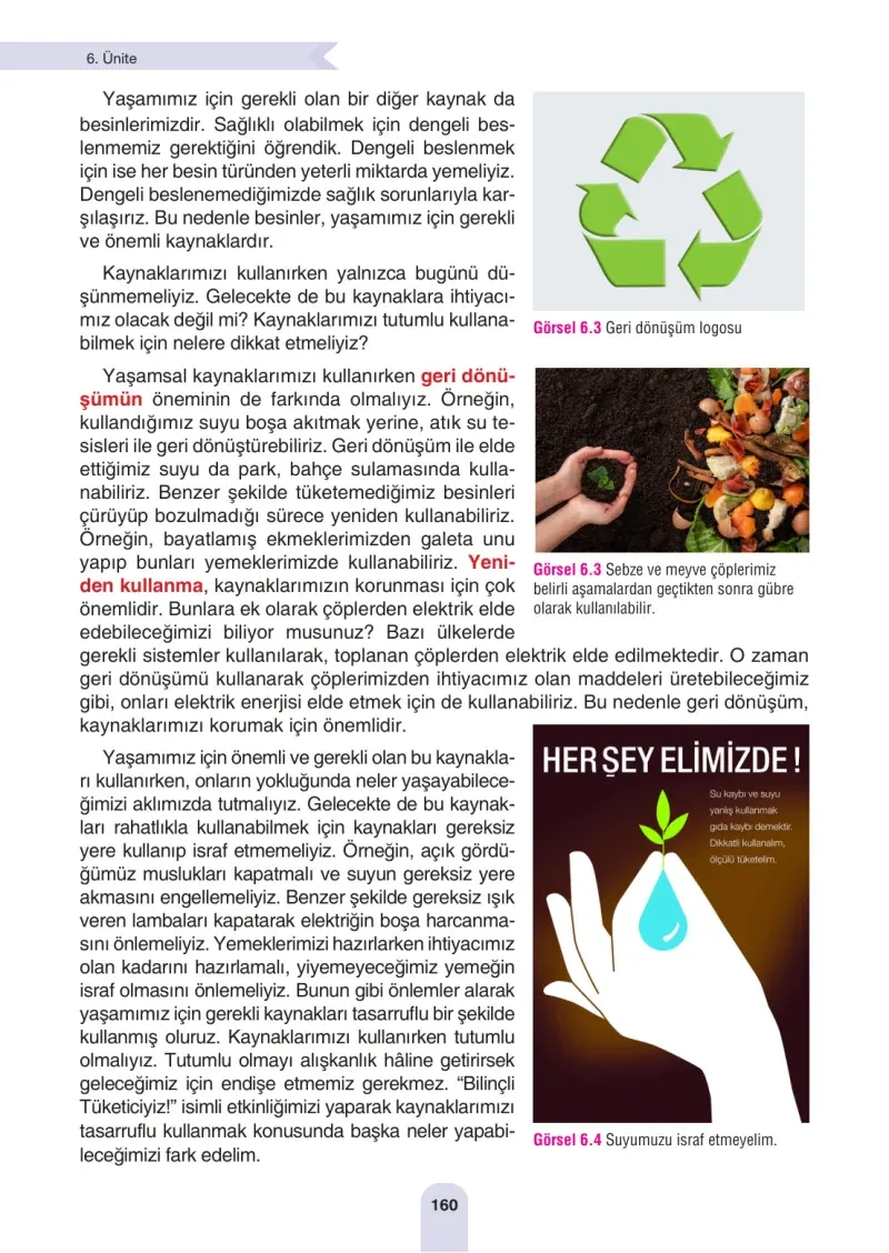 4. Sınıf Fen Bilimleri Ders Kitabı Cevapları Sözcü Yayınları Sayfa 160