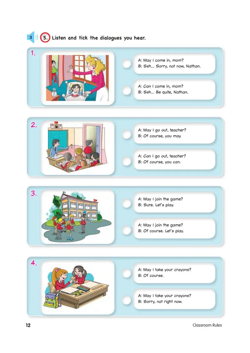 4. Sınıf İngilizce Ders Kitabı Cevapları Cem Yayınları Sayfa 12