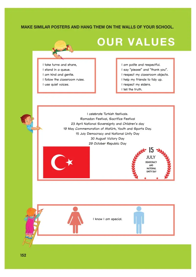 4. Sınıf İngilizce Ders Kitabı Cevapları Cem Yayınları Sayfa 152