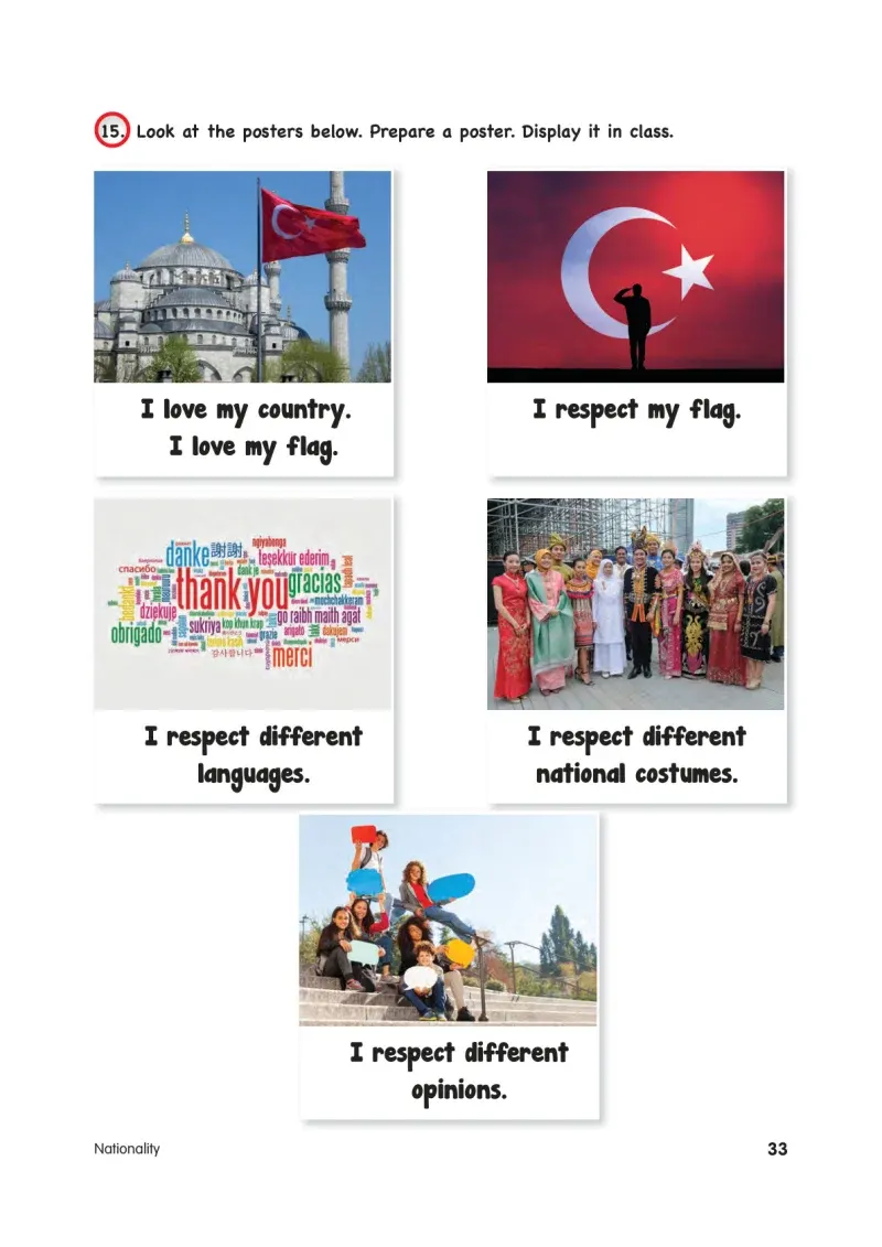 4. Sınıf İngilizce Ders Kitabı Cevapları Cem Yayınları Sayfa 33