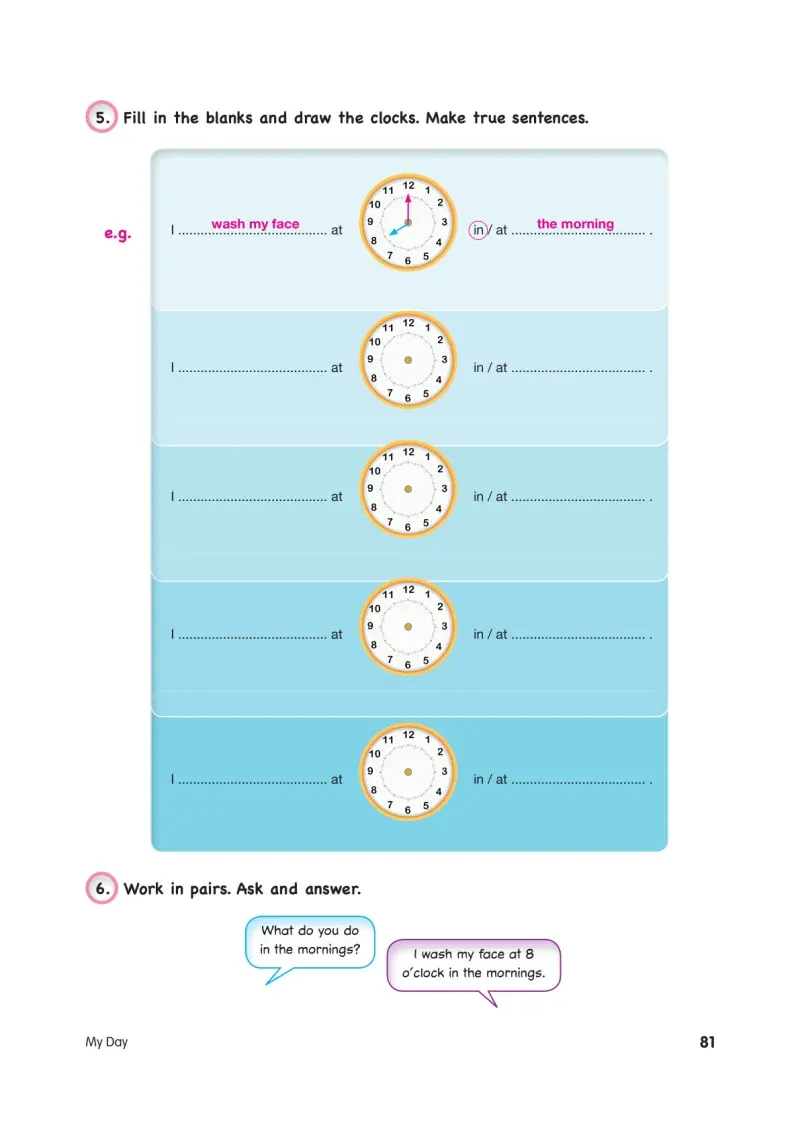 4. Sınıf İngilizce Ders Kitabı Cevapları Cem Yayınları Sayfa 81