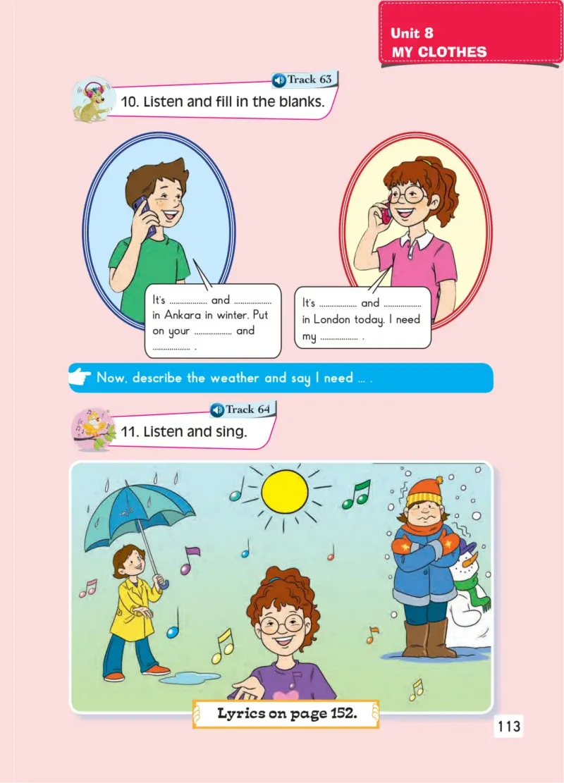 4. Sınıf İngilizce Ders Kitabı Cevapları FCM Yayıncılık Sayfa 113