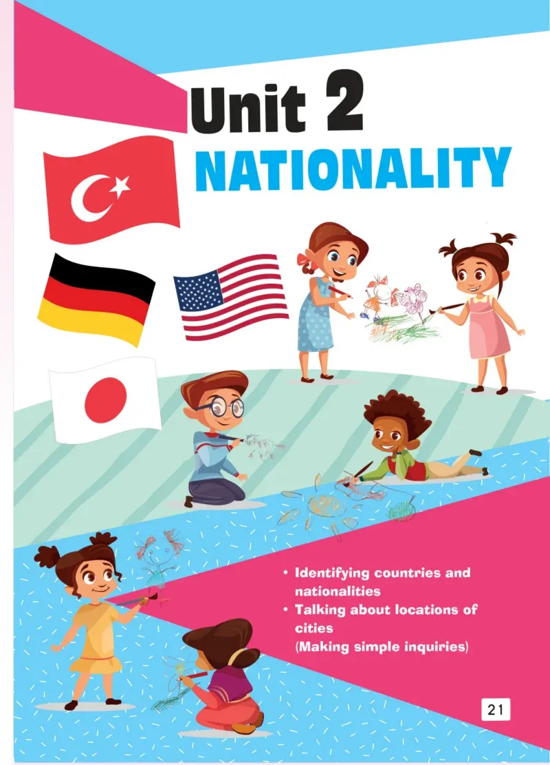 4. Sınıf İngilizce Ders Kitabı Cevapları FCM Yayıncılık Sayfa 21