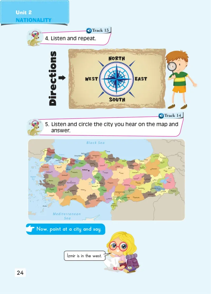 4. Sınıf İngilizce Ders Kitabı Cevapları FCM Yayıncılık Sayfa 24