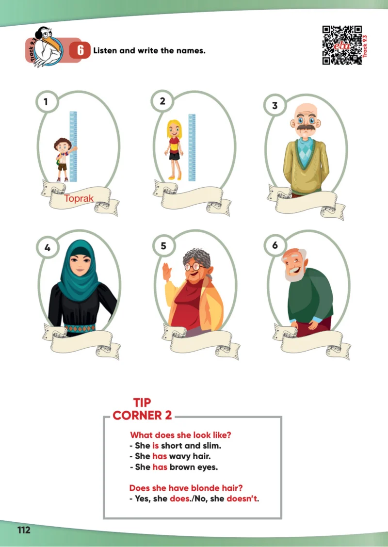 4. Sınıf İngilizce Ders Kitabı Cevapları Meb Yayınları Sayfa 112