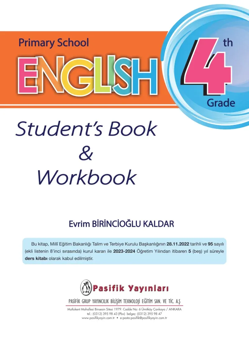 4. Sınıf İngilizce Ders Kitabı Cevapları Pasifik Yayınları Sayfa 1