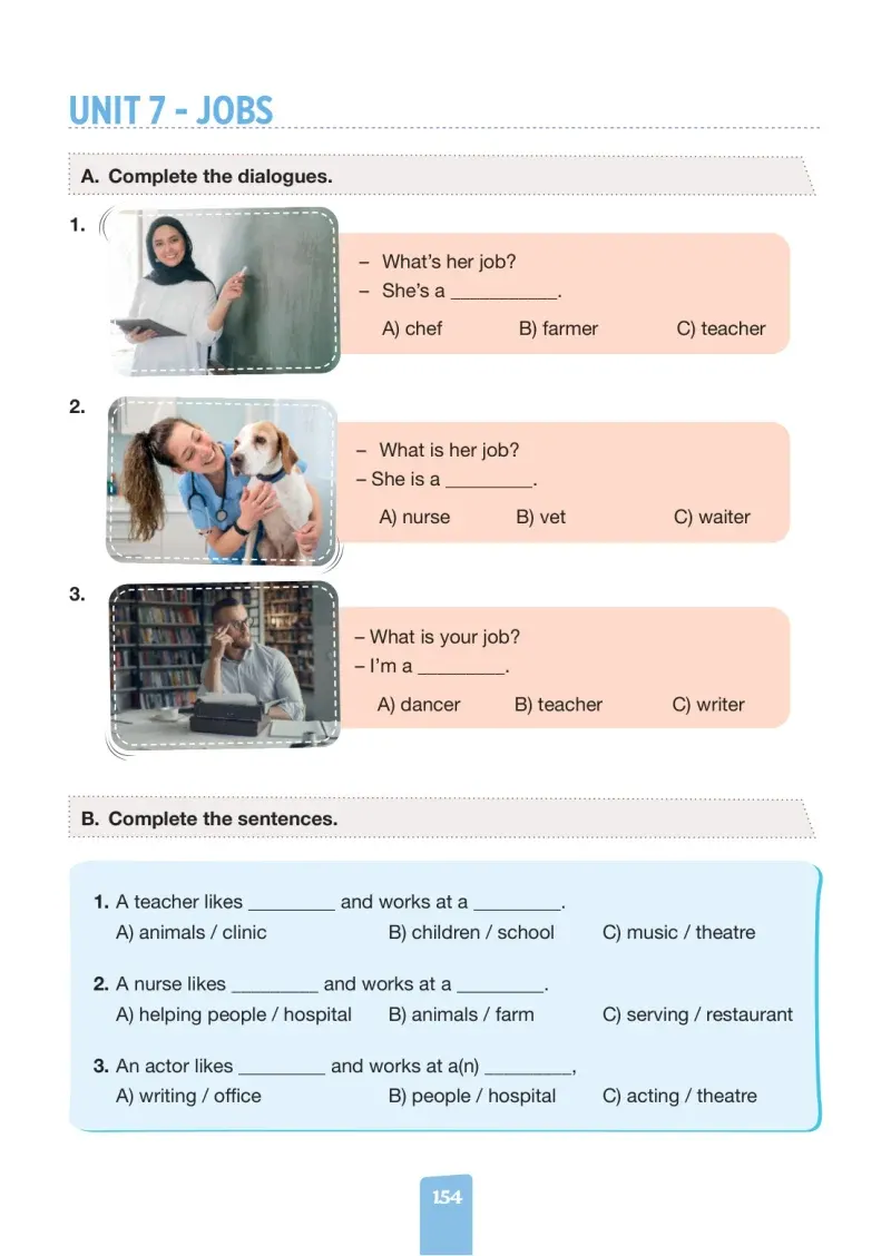 4. Sınıf İngilizce Ders Kitabı Cevapları Pasifik Yayınları Sayfa 154