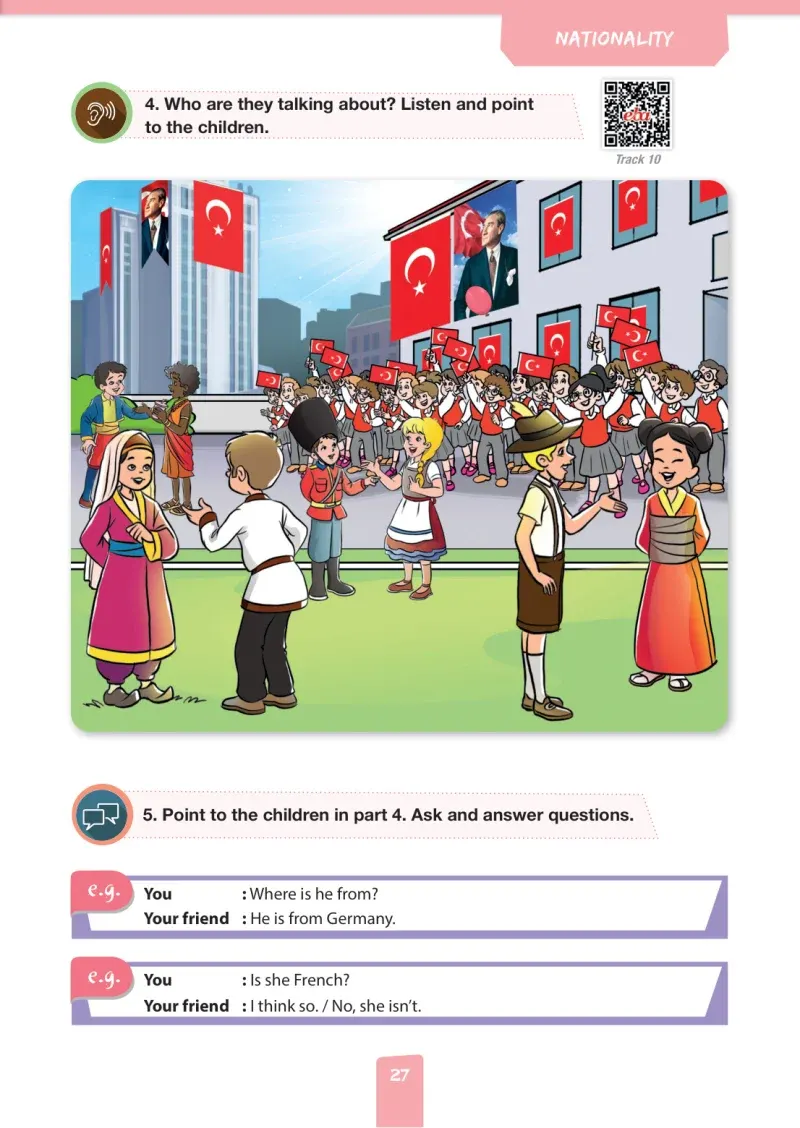 4. Sınıf İngilizce Ders Kitabı Cevapları Pasifik Yayınları Sayfa 27