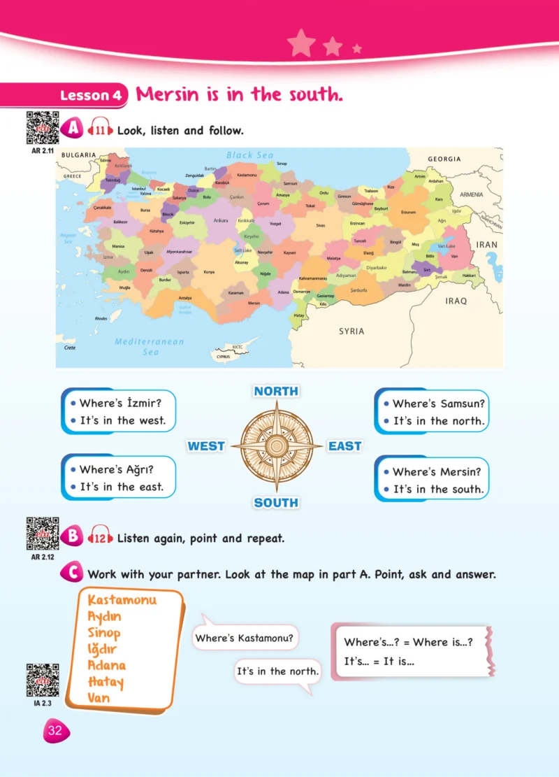 4. Sınıf İngilizce Ders Kitabı Cevapları SDR Dİkey Yayınları Sayfa 32