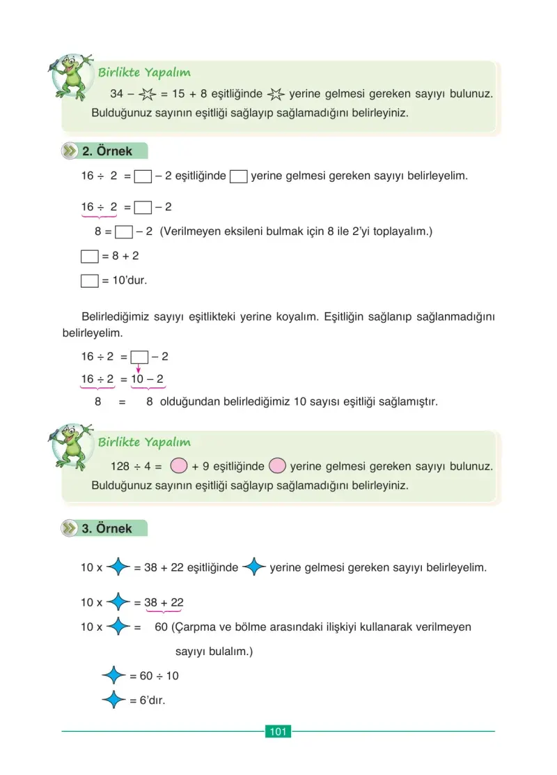 4. Sınıf Matematik Ders Kitabı Cevapları Ada Yayınları Sayfa 101