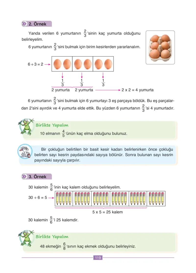4. Sınıf Matematik Ders Kitabı Cevapları Ada Yayınları Sayfa 119