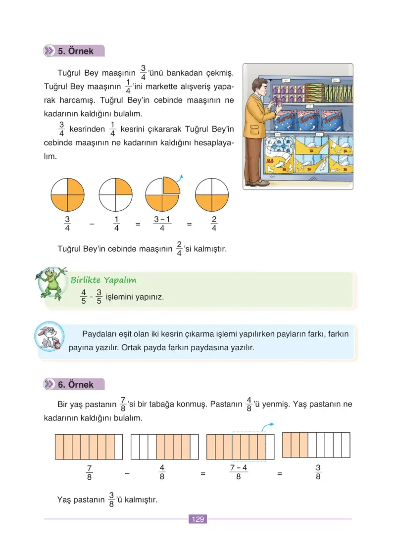 4. Sınıf Matematik Ders Kitabı Cevapları Ada Yayınları Sayfa 129