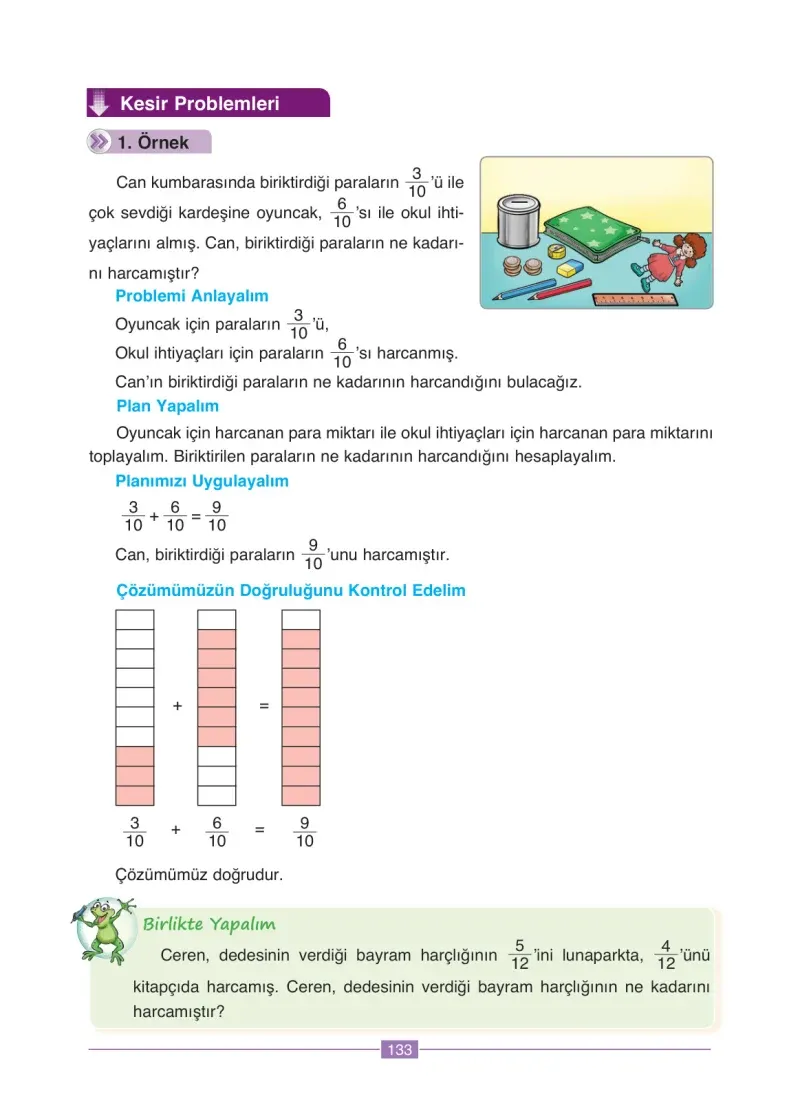 4. Sınıf Matematik Ders Kitabı Cevapları Ada Yayınları Sayfa 133