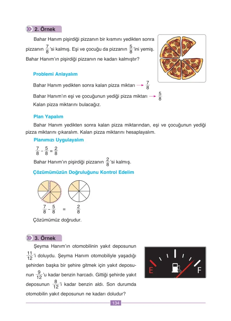 4. Sınıf Matematik Ders Kitabı Cevapları Ada Yayınları Sayfa 134