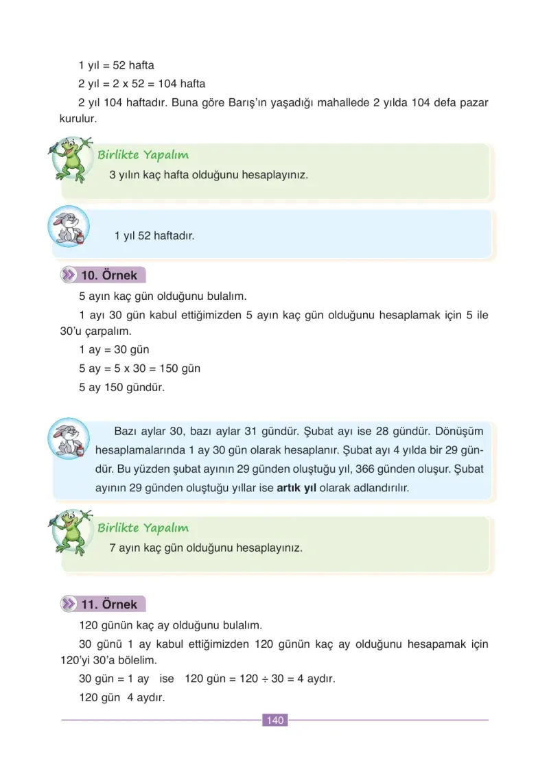 4. Sınıf Matematik Ders Kitabı Cevapları Ada Yayınları Sayfa 140