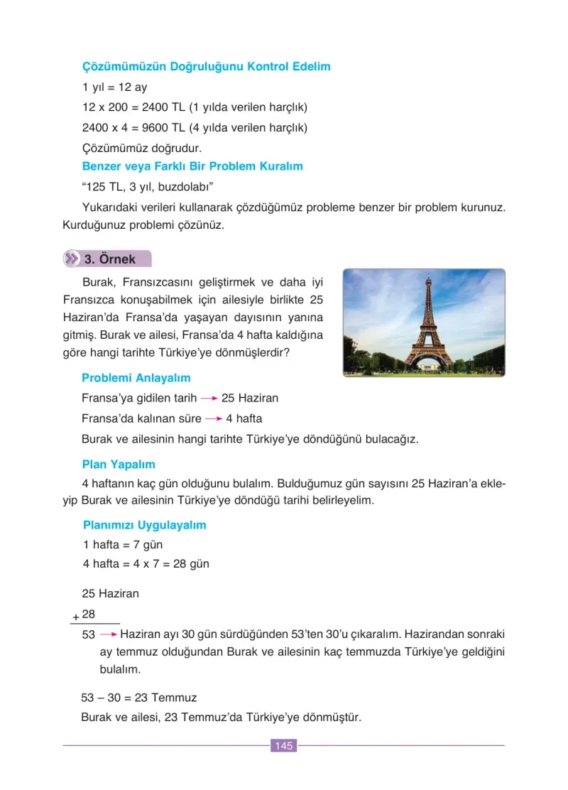 4. Sınıf Matematik Ders Kitabı Cevapları Ada Yayınları Sayfa 145