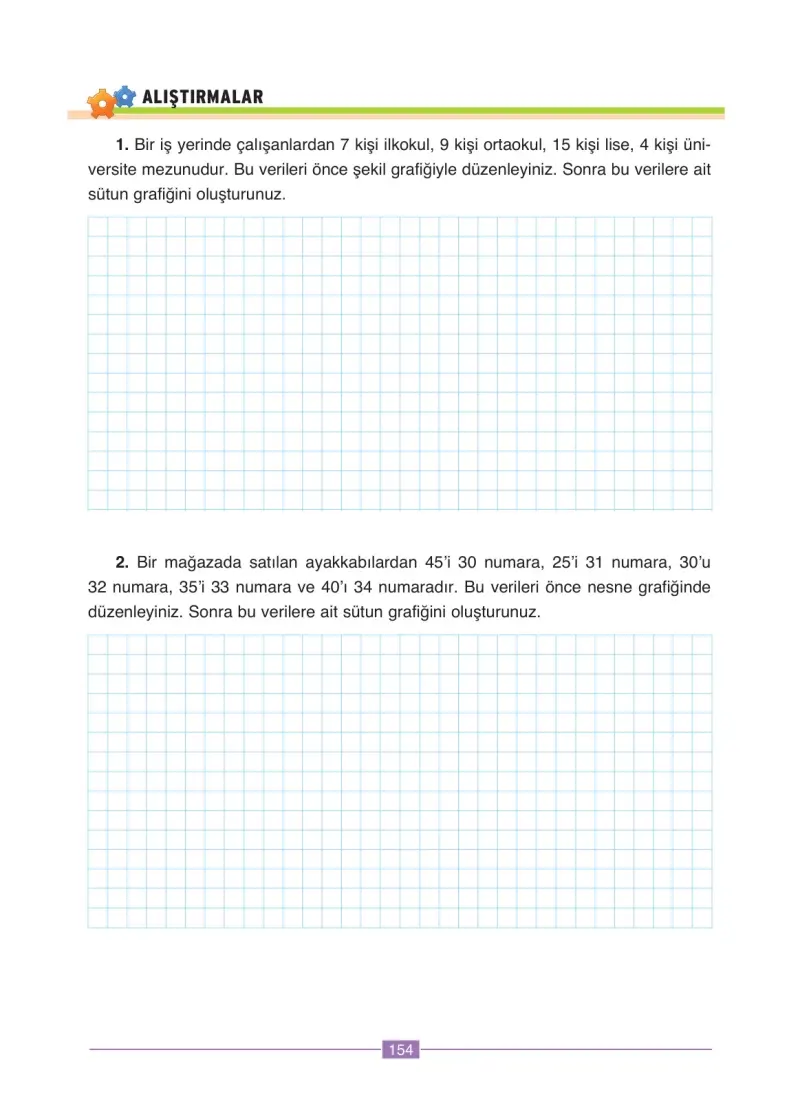 4. Sınıf Matematik Ders Kitabı Cevapları Ada Yayınları Sayfa 154