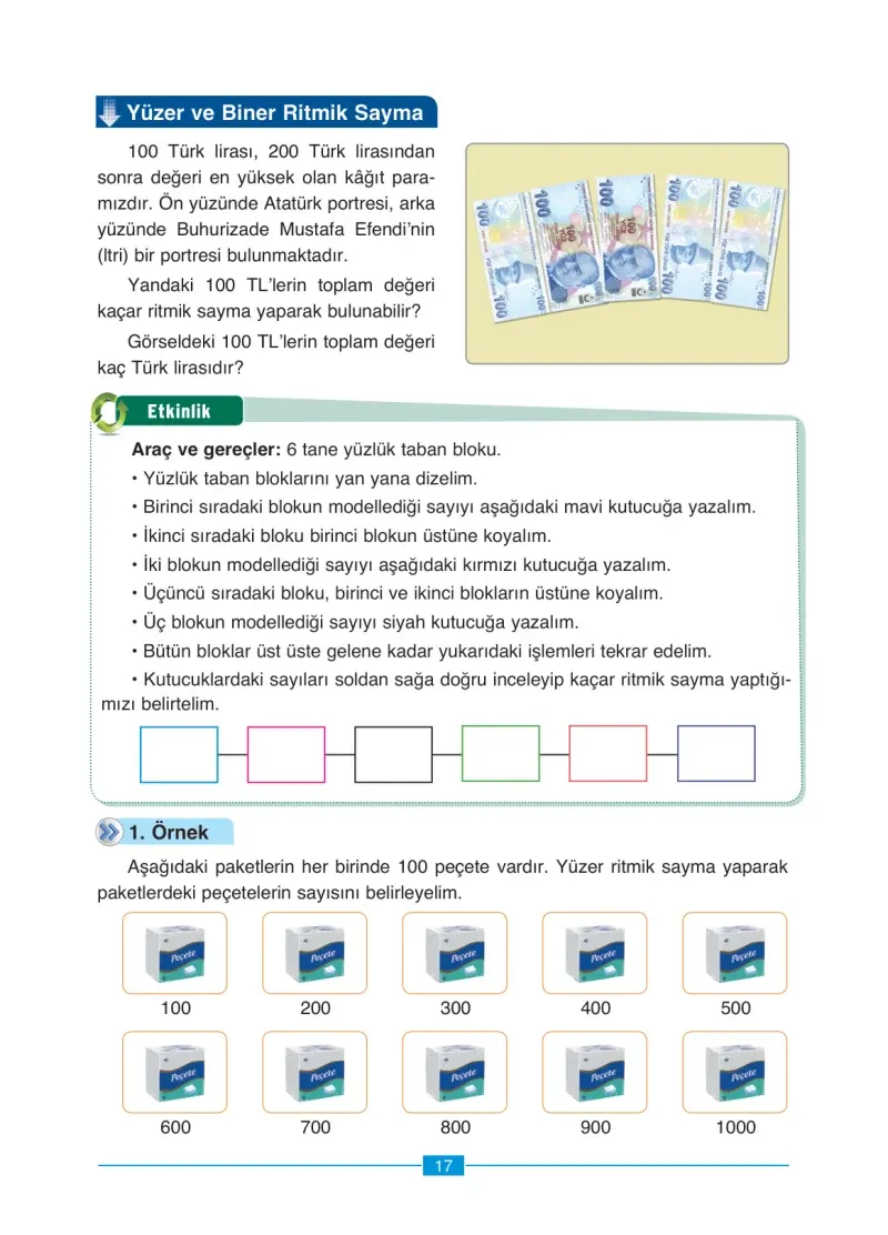 4. Sınıf Matematik Ders Kitabı Cevapları Ada Yayınları Sayfa 17