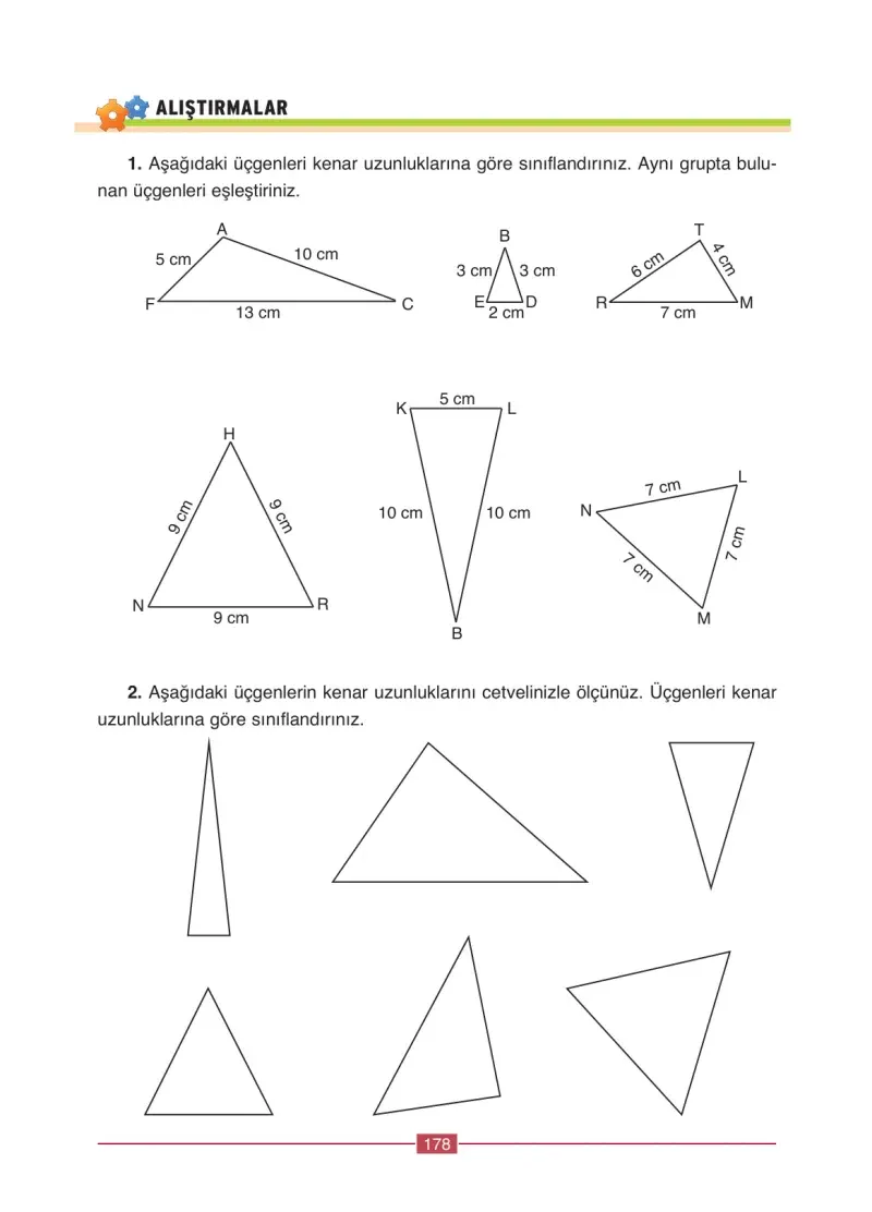 4. Sınıf Matematik Ders Kitabı Cevapları Ada Yayınları Sayfa 178