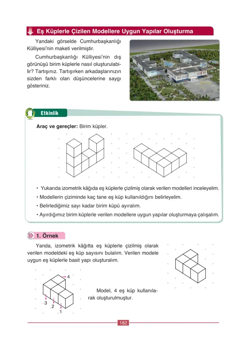 4. Sınıf Matematik Ders Kitabı Cevapları Ada Yayınları Sayfa 182