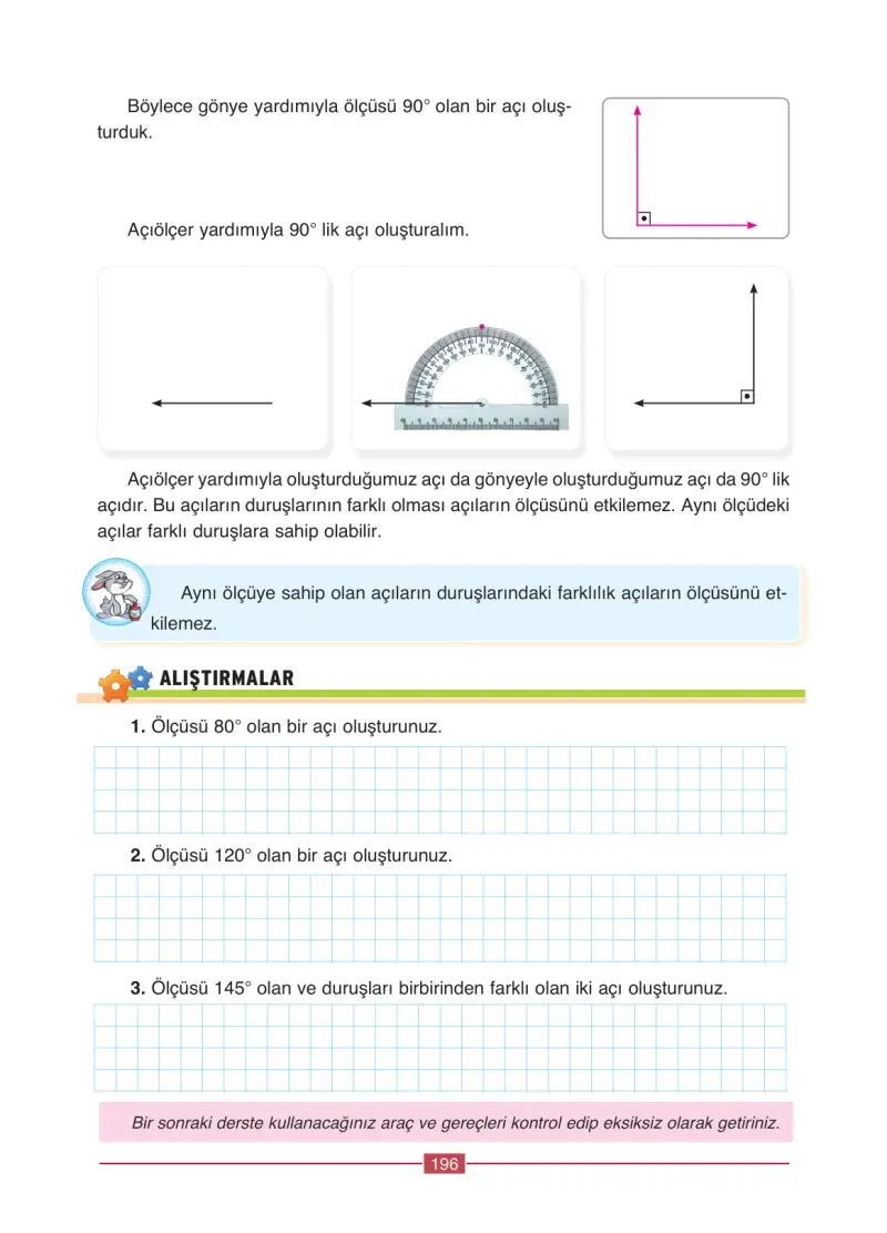 4. Sınıf Matematik Ders Kitabı Cevapları Ada Yayınları Sayfa 196