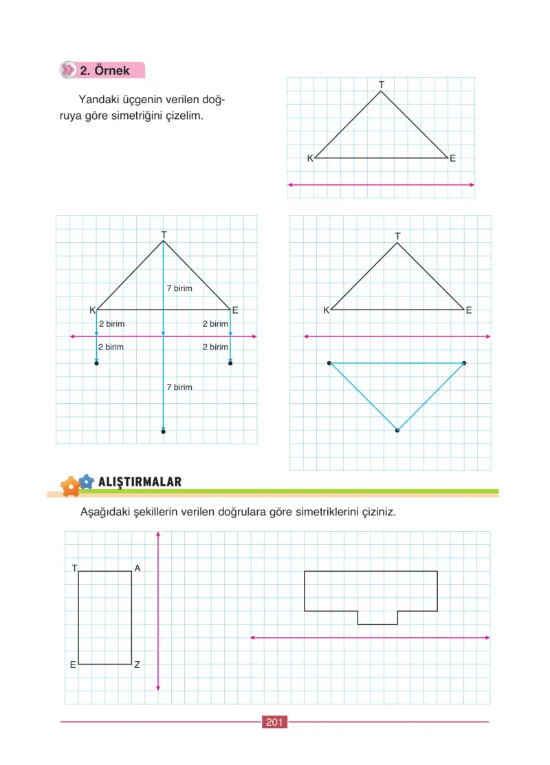 4. Sınıf Matematik Ders Kitabı Cevapları Ada Yayınları Sayfa 201
