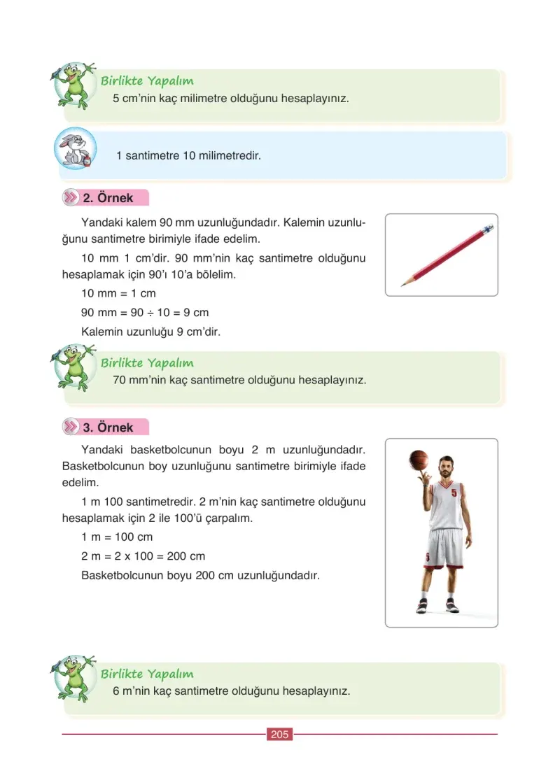 4. Sınıf Matematik Ders Kitabı Cevapları Ada Yayınları Sayfa 205