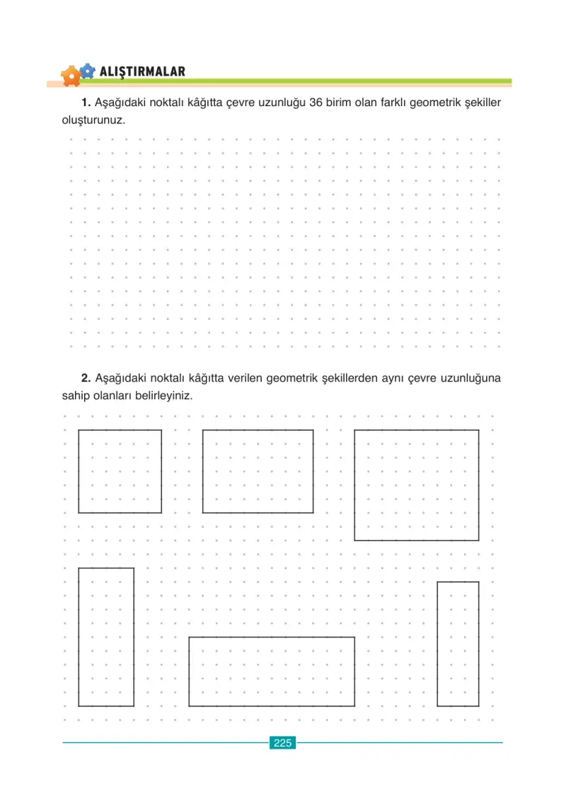 4. Sınıf Matematik Ders Kitabı Cevapları Ada Yayınları Sayfa 225
