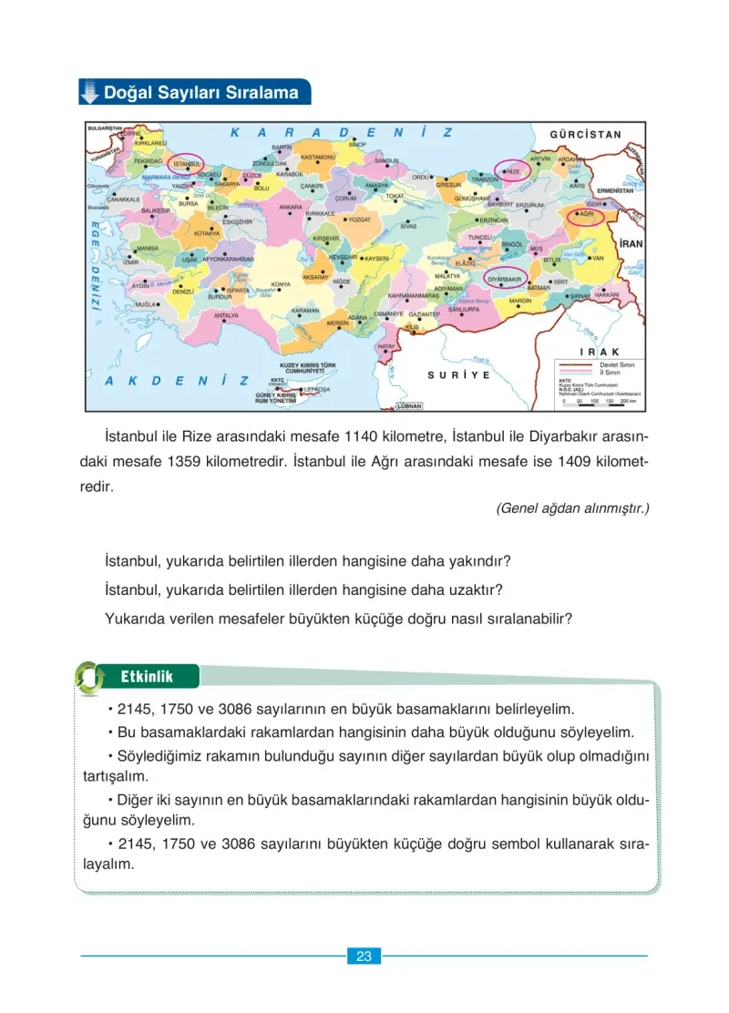 4. Sınıf Matematik Ders Kitabı Cevapları Ada Yayınları Sayfa 23