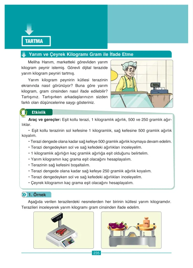4. Sınıf Matematik Ders Kitabı Cevapları Ada Yayınları Sayfa 235