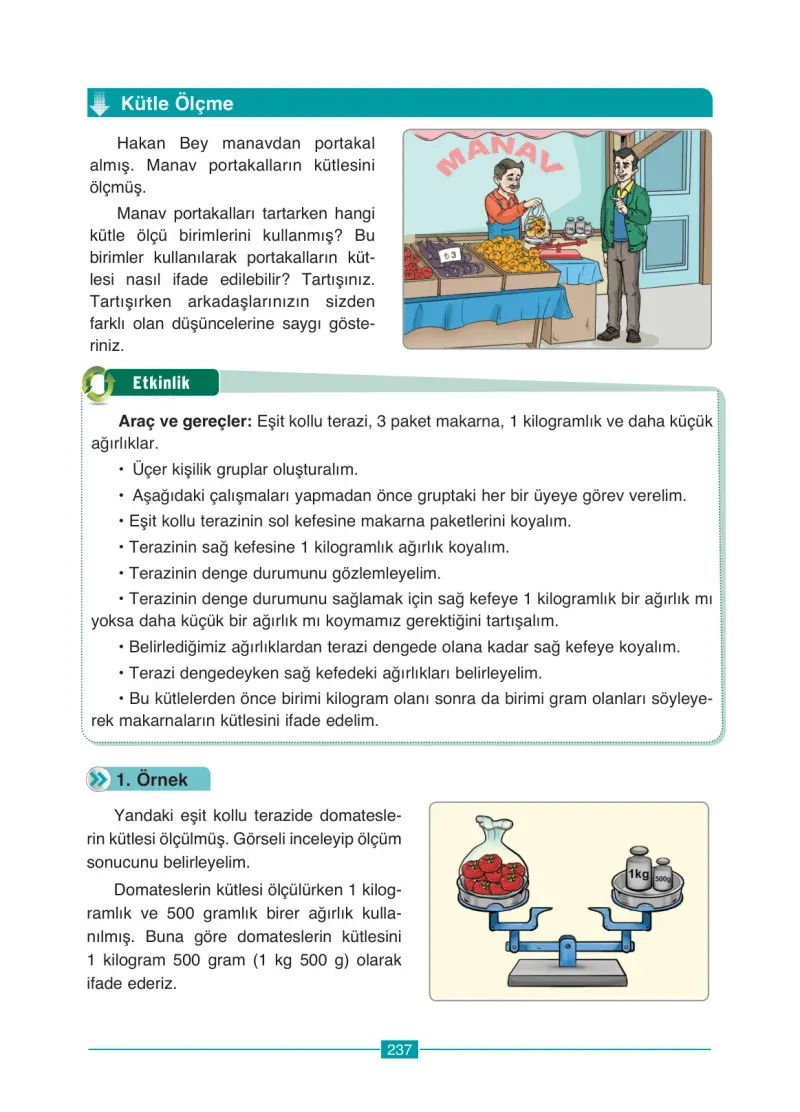 4. Sınıf Matematik Ders Kitabı Cevapları Ada Yayınları Sayfa 237