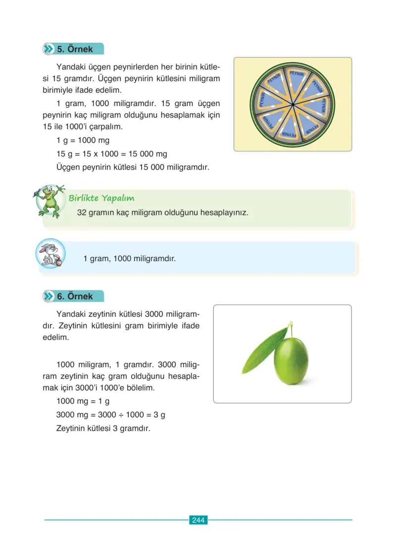 4. Sınıf Matematik Ders Kitabı Cevapları Ada Yayınları Sayfa 244
