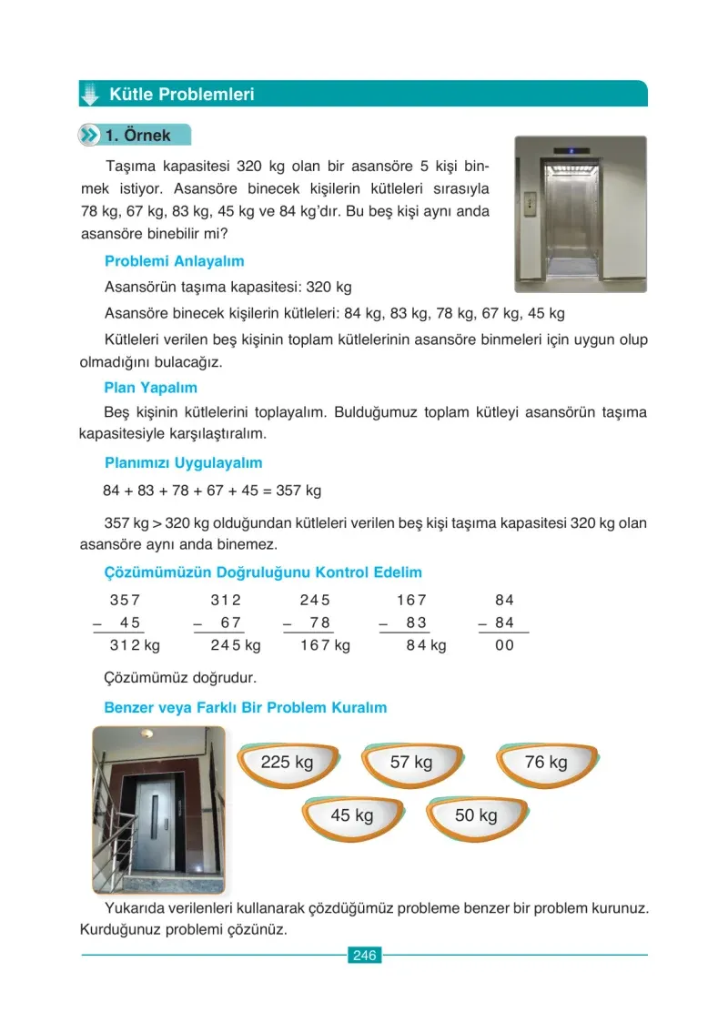 4. Sınıf Matematik Ders Kitabı Cevapları Ada Yayınları Sayfa 246