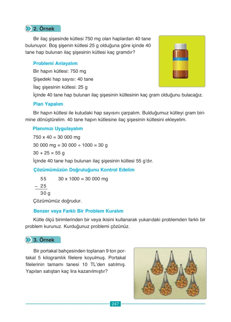 4. Sınıf Matematik Ders Kitabı Cevapları Ada Yayınları Sayfa 247