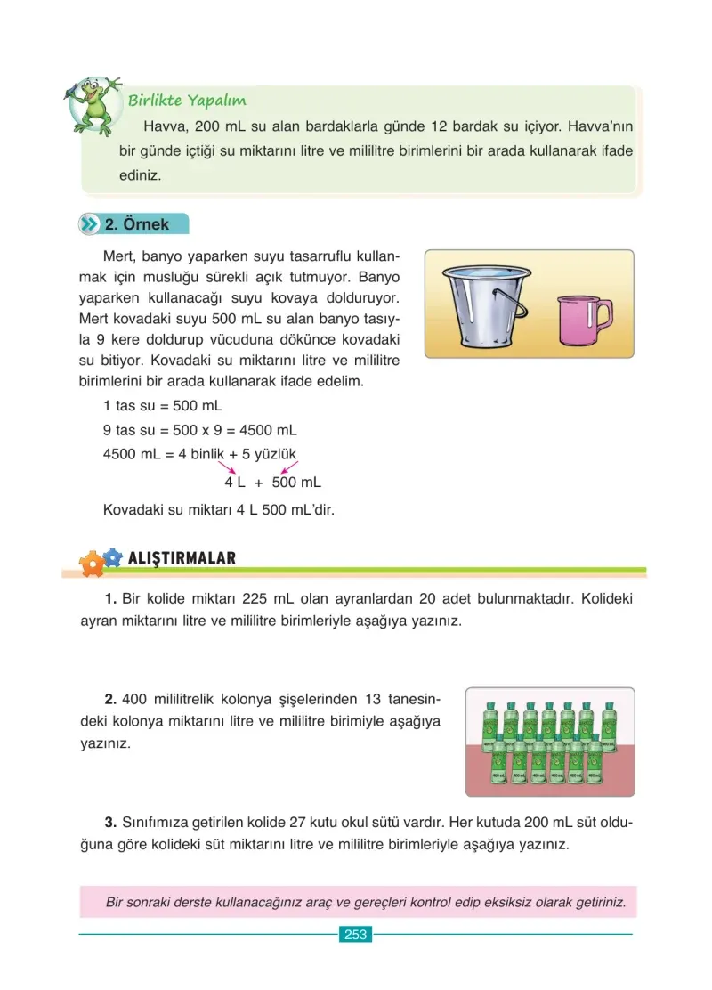 4. Sınıf Matematik Ders Kitabı Cevapları Ada Yayınları Sayfa 253