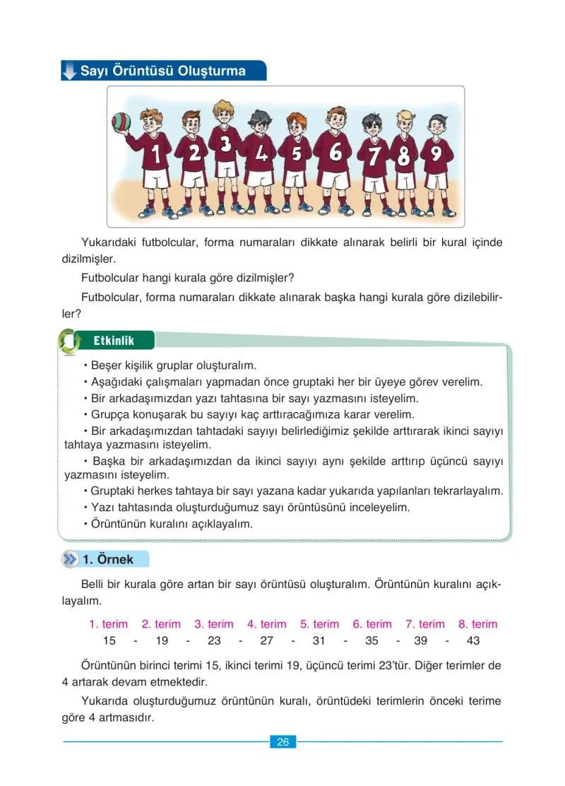 4. Sınıf Matematik Ders Kitabı Cevapları Ada Yayınları Sayfa 26