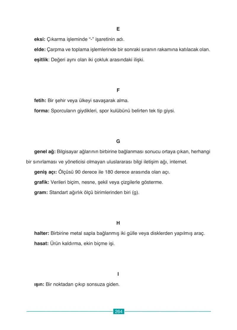 4. Sınıf Matematik Ders Kitabı Cevapları Ada Yayınları Sayfa 264