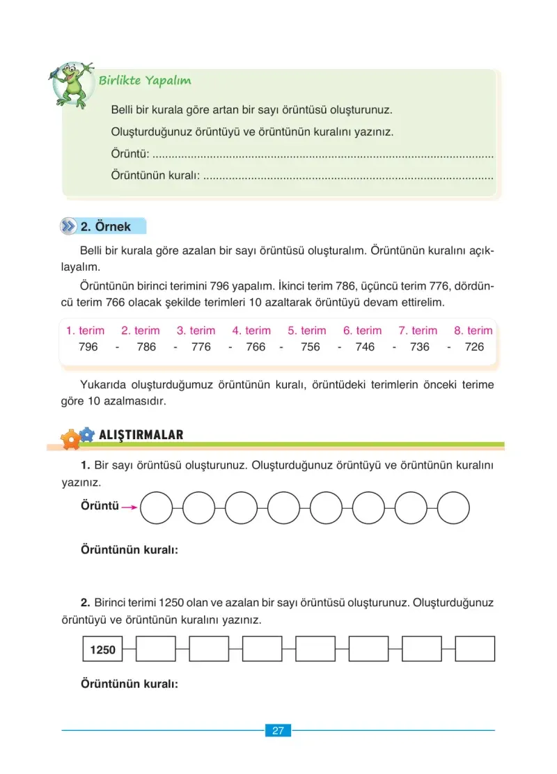 4. Sınıf Matematik Ders Kitabı Cevapları Ada Yayınları Sayfa 27
