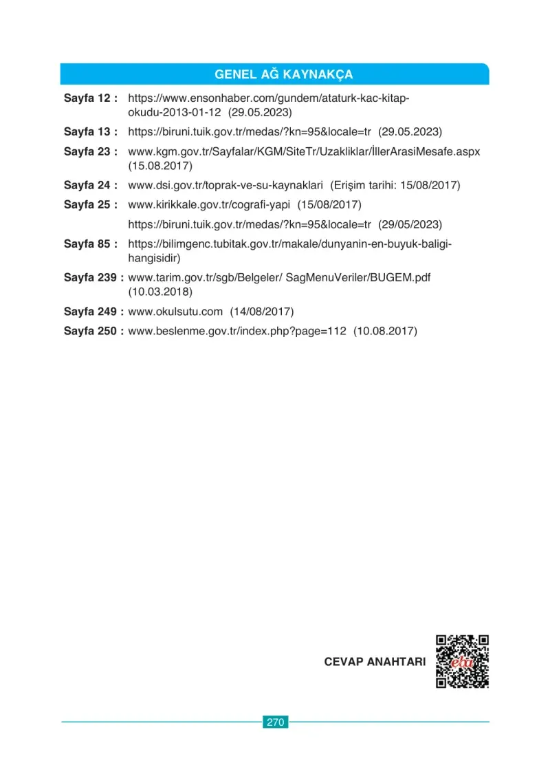 4. Sınıf Matematik Ders Kitabı Cevapları Ada Yayınları Sayfa 270