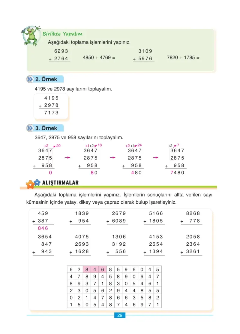4. Sınıf Matematik Ders Kitabı Cevapları Ada Yayınları Sayfa 29