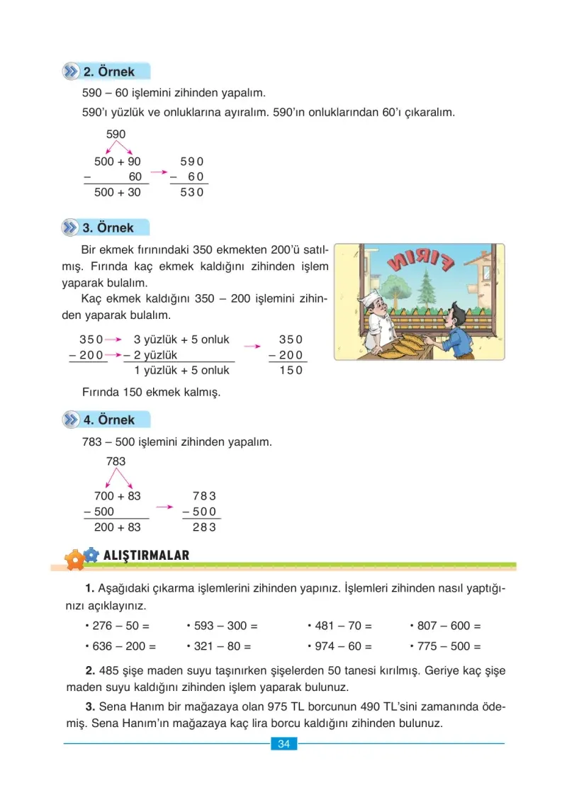 4. Sınıf Matematik Ders Kitabı Cevapları Ada Yayınları Sayfa 34