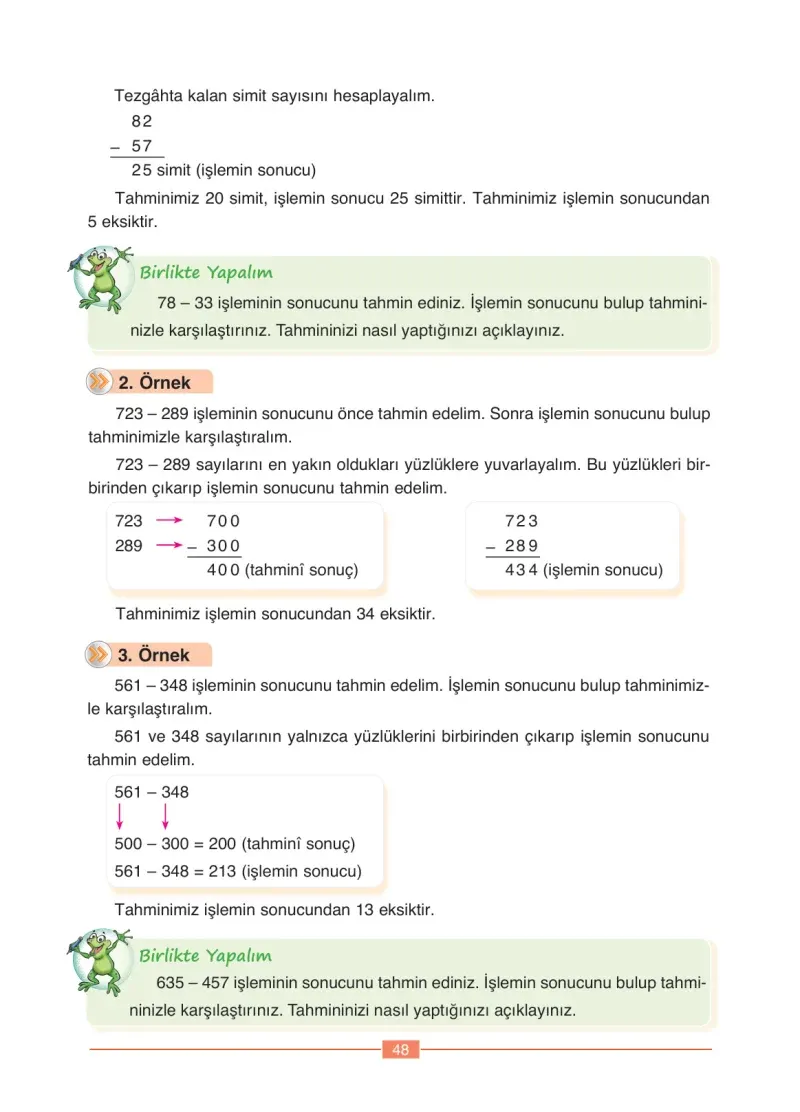 4. Sınıf Matematik Ders Kitabı Cevapları Ada Yayınları Sayfa 48