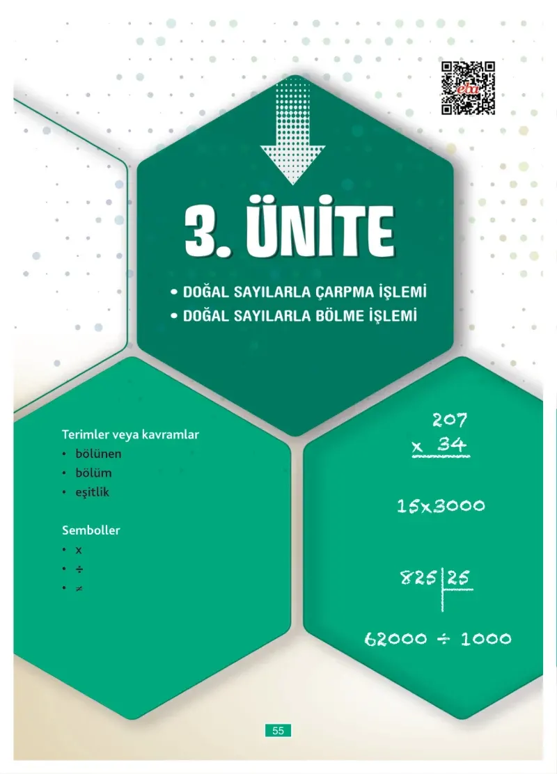 4. Sınıf Matematik Ders Kitabı Cevapları Ada Yayınları Sayfa 55