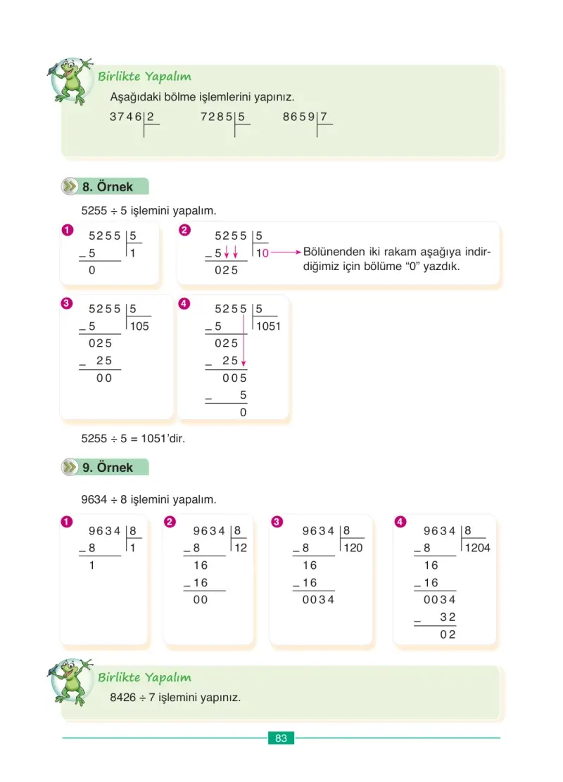 4. Sınıf Matematik Ders Kitabı Cevapları Ada Yayınları Sayfa 83